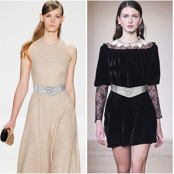 Women Adjustable Fashion Snake Pattern Dress Belt